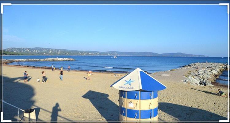 Cavalaire Vue Mer Au Loin Maisonnette Tout Equipee Pour 4 Personnes Avec Piscine Clim Wifi Velos Tv Barbecues Eksteriør billede